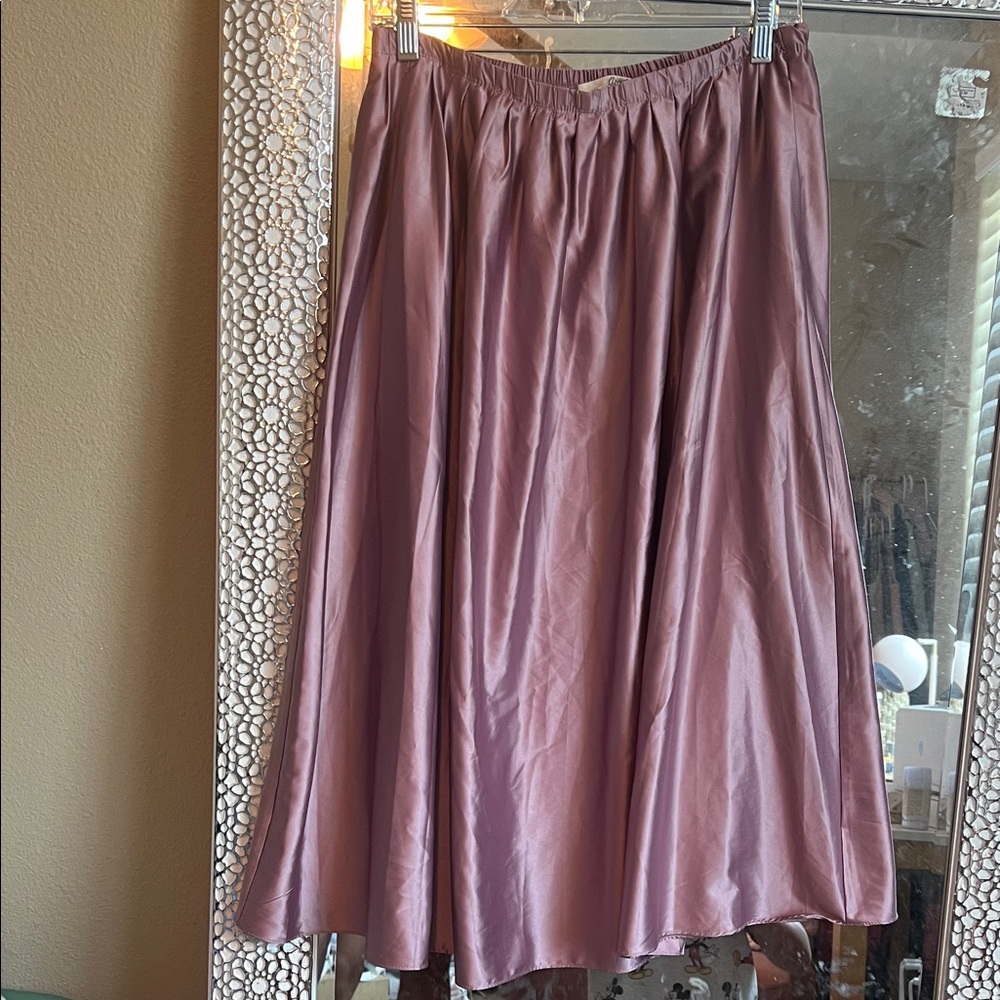 Everleigh Dusty Rose Midi Skirt